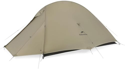 Naturehike 2024 Cloud up Pro-tält, uppgradera ultralätta tält, 1,36 kg/3 lbs, dubbla 2 personers tält, för cykelcamping, backpacking, vandring, fristående konstruktion, enkel installation (kaki)