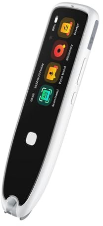 Translator Pen, Pen Scanner Text to Speech Device, Reading Pen for Dyslexia, Scan Reader Pen OCR Digital Pen Reader, Translation Pen Scanner for Students Adults Traveler Business