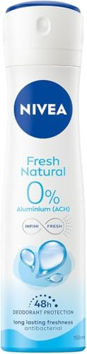 NIVEA Deodorant Fresh Natural spray, 150 ml (Packung mit 5)