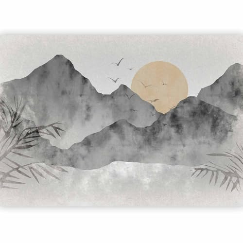 murando - Papier Peint Panoramique Intissé Salon, Paysage, 350x256 cm | Fabrication EU, Tapisserie Murales Papier Peint, Revêtement Mural, Papiers Peints, Grand Poster Mural, Nature, Décoration