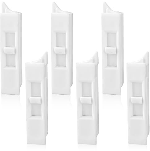 6pcs Window Tilt Latch Pairs Spring, Plastic Window Tilt Latch Replacement Loaded Sliding Window Tilt Latch Window Latches Home Windows Replacement for Window Accessories Parts
