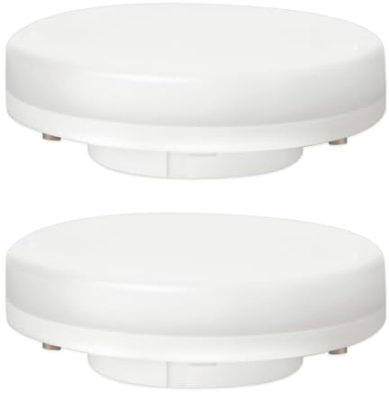 SYLVANIA MicroLynx GX53 LED Warmweiß | 5W, Ersatz für 40W MLF | 470lm Leuchtmittel - 3000K | Schrankleuchte | 2er Pack