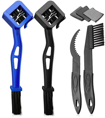 YIMAX - Cepillo de limpieza para bicicleta, 7 unidades, limpiador de cadenas de bicicleta, cepillo para cadena de bicicleta, cepillo de limpieza para bicicleta