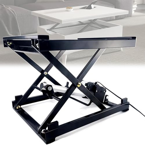 Tavolo elevatore elettrico a forbice con telecomando, altezza regolabile per ufficio domestico, capacità di carico 60 kg