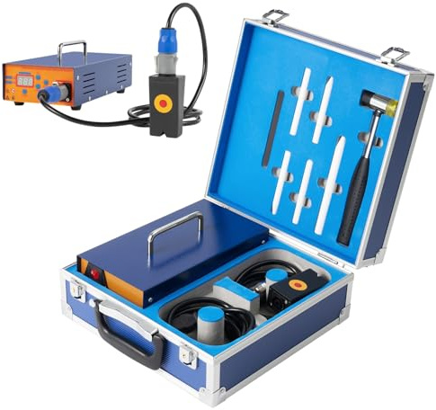 Mqwdxzfes Calentador de inducción de 1380 W, máquina de calefacción por inducción PDR con pantalla digital, juego de reparación de abolladuras de 220 V, herramienta de reparación para taller de coche