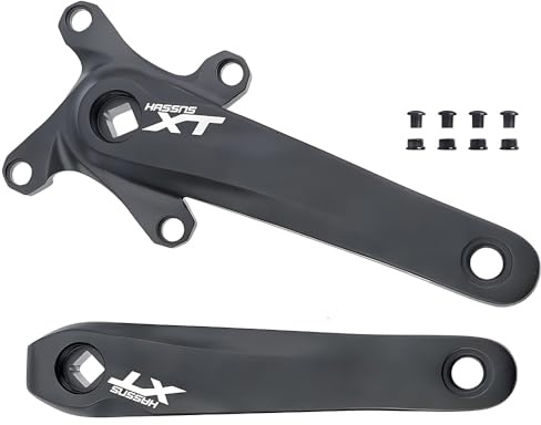 kefeimumu cykel vevsats aluminiumlegering fyrkantig konisk vevsats för 8/9/10/11 hastigheter, mountainbike vevsats 170 mm arm 104 BCD 32/34/36/38/40/42T rund kedjering (vänster och höger vevarm)