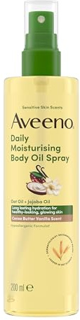 Aveeno Daily Moisturising Cocoa Vanilla Body Oil Spray (1 x 200ml)