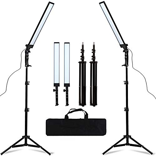 GSKAIWEN 180 LED Light Photography Studio LED Lighting Kit Handheld Wand Stick Adjustable Light with Stand Tripod and Bag for Photographic Video Fill Light, Live Streaming, Portrait, Product, Tattoo