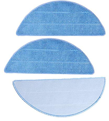 Sweet D Panno per mocio, panno per pulizia del pavimento, panno professionale in microfibra, lavabile a vita, per aspirapolvere robot ILIFE V3 V3s V5 V5s V5s V5s Pro, 3 pezzi - 280 x 115 mm