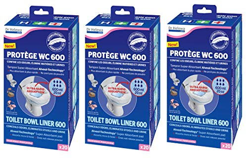 20 40 60 Stk - WC Toiletten Tüten Beutel - Urlaub Wohnmobil Caravan Wohnwagen Zelt Outdoor Motorboot (3 Set = 60 Stk)