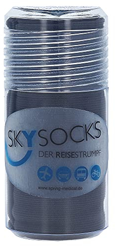 SPRING SKYSOCKS classic 70den Gr.44/45 graphit 2 Stück