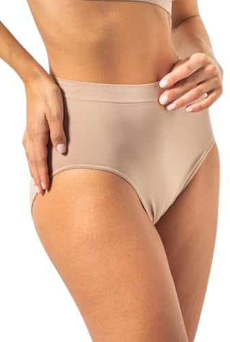 Liabel Culotte Donna Microfibra Morbida Senza Cuciture (Confezione da 6) Slip Donna Vita Alta Effetto Pancia Piatta Made in Italy