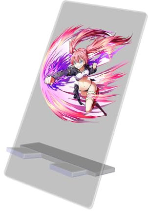 That Time I Got Reincarnated as a Slime Handy-Ständer Milim/Rimuru Acryl Handy-Ständer für Schreibtisch, Anime, Handyhalterung, Büro-Schreibtischzubehör