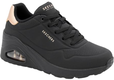 Skechers Street Womens,UNO Wedge - HI Steps,BBK,8.5 M US