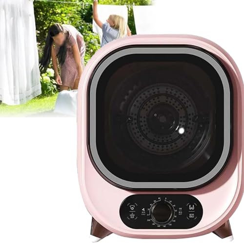 Tumble Dryer,Small Tumble Dryer, Portable Condenser Tumble Dryer, 5kg Vented Tumble Dryer, Perfect for Counter Top or Wall Mounted Use, Compact, Mini Spin Dryer,D-110V