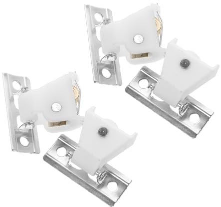 Amosfun 2sets Curtain Drawstring Lock Cord Lock Mechanism for Roman Shades Window Pulleys Locking Pulley Diy Replacement Blind Parts