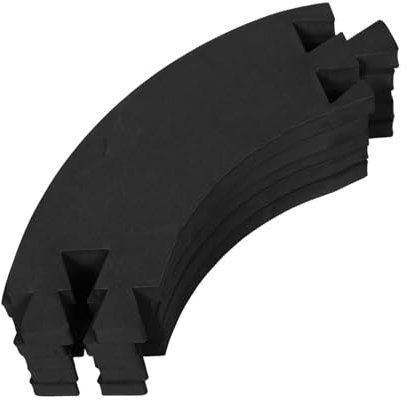 BESPORTBLE Eva Dartboard Schutzring Rund Schwarz Leichter Wandpuffer Dartboard Wandprotektor Stoßdämpfender Wandschutz Für Dartscheiben Kompatibel Tragbar Für Spielzimmer