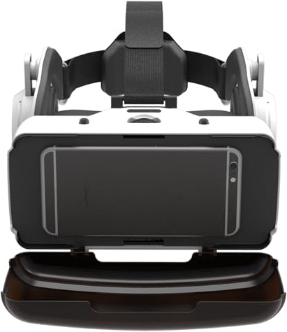 Vr Virtual Reality Brille 3D - HD Linsen Einstellbare Virtual Reality 3D Brille - Anti-Blaulicht Vr Brille und Headset für