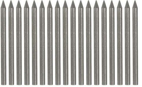 PATIKIL 5.6mm Mine 2B Per Matite Da Falegname, 18Pezzi Mine Resistenti A Rottura Solide E Asciutte Per Matite Meccaniche Da Costruzione Arte E Disegno, Nero