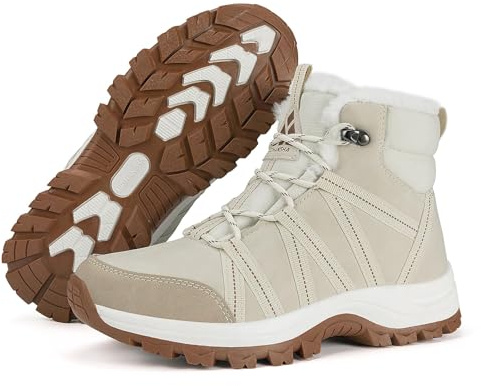 Mishansha Bottes Femme Chaussures Hiver Neige Chaudes Fourrure Bottine 39 EU