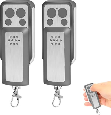 433,92 MHzTélécommandes de Portail Compatible avec AVIDSEN 114253, Old 104250, Red 104257, 104251, 104350,4 Canaux, Code Tournant, Design à Glissière (Lot de 2)