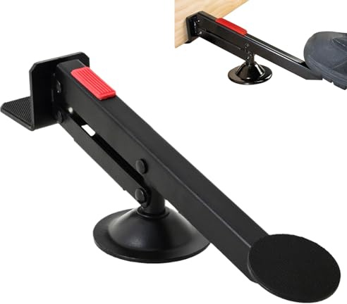 Door Lifter Tool, Foot-Operated 360-Degree Rotating Panel Jack, Height Adjuster Support Lift for Drywall Plasterboard Carpet Installation, Home Renovation and Professional Flooring Projects