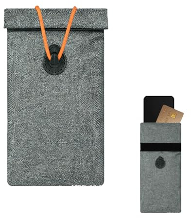 HAYGEM Tejido Oxford Funda Faraday Llaves del Coche, Bloqueador RFID Teléfono Móvil, Inhibidor de Señal Antirrobo, Protección Contra la Radiación 5G, GPS, Protección de la Privacidad