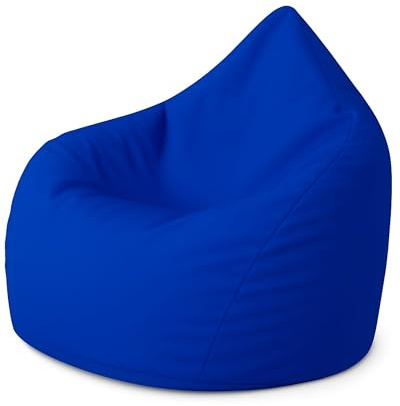 Patchhome Puf en forma de gota, para interior y exterior, XXL, 420 litros, con relleno de poliestireno, en 25 colores y 3 tamaños