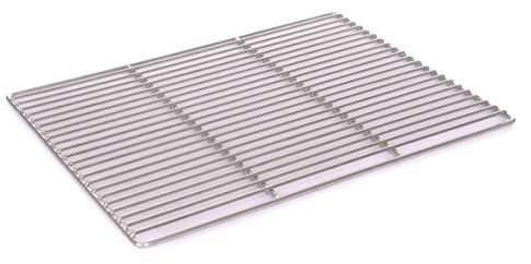 Edelstahl Grillrost 50 x 35cm V2A Grill 4/6mm Stäbe, rechteckig, Feuerschalen Kamin Feuerkorb