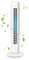 Aigostar Ventilatore a torre Silenzioso, 3 velocità regolabile, Oscillazione automatica a 75°, Ventilatore Silenzioso per casa e ufficio, cavo lungo 180cm, 82 CM, 45W, Bianco