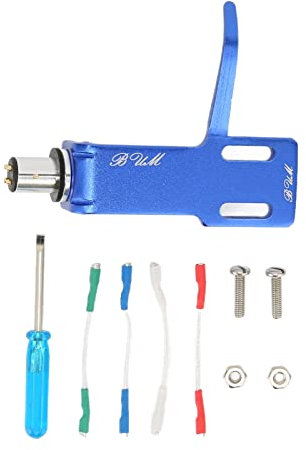 ciciglow Guscio della Testina del Fonografo, Kit di Testina del Fono in Lega di Alluminio Attrezzature e Accessori per DJ Professionali Guscio della Testina del Giradischi del Fonografo