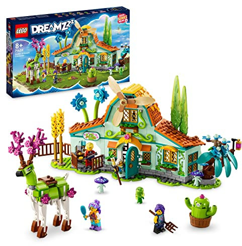 LEGO DREAMZzz 2-in-1 Stable of Dream Creatures Set, Fantasy Farm Toy with Deer Figure That Can Be Built in 2 Ways, Includes 4 TV Show Minifigures, Mythical Animal Playset for Kids, Girls, Boys 71459