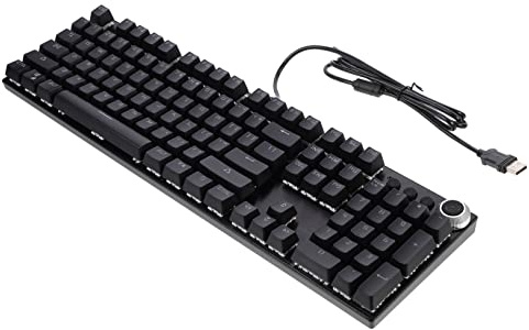OSALADI Clavier De Jeu Rétroéclairé RGB Touches pour Pc avec Design Ergonomique Et Transmission Uniforme De Lumière