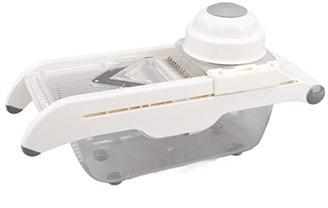 Herramienta para Cortar Frutas y Verduras, Cortador de Rodajas de Frutas de Alta Nitidez, Cuchillas de Acero Inoxidable Desmontables con Protector de Mano para el Hogar para Limón