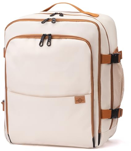 GREMEX Handgepäck Rucksack 24L - Travelite Rucksack 40x30x20 - Handgepäck für Wizzair Flugzeug - Minimalistisch Reise Rucksack Wasserdicht - Rucksack Handgepäck Flugzeug - Reisetasche Rucksack