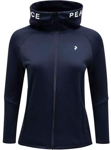 Peak Performance Damen Rider Zip Hoodie Jacke, blue shadow-blue shadow, M