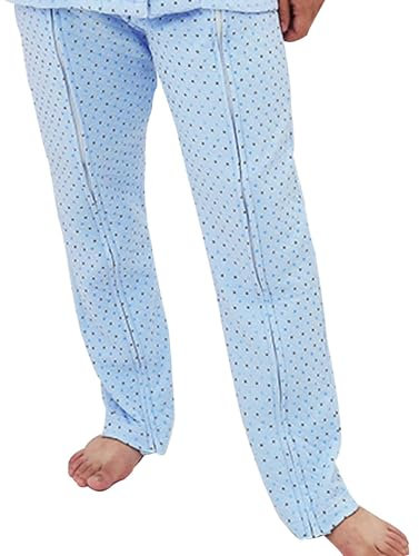 HMLSYZX Incontinence Trousers für Frauen und Männer, Patientenhosen Kleidung, Full Open Katheter Hosen, Tear Away Hosen Pflegehilfe für Lange Zeit bettlägerige Rollstuhl Behinderung Ältere