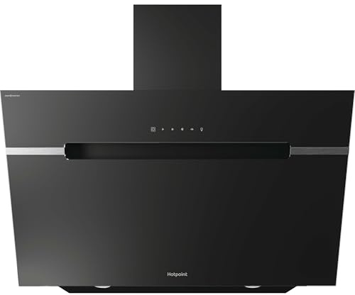 Hotpoint PHVS91FLTDPK 90cm Chimney Cooker Hood - Black