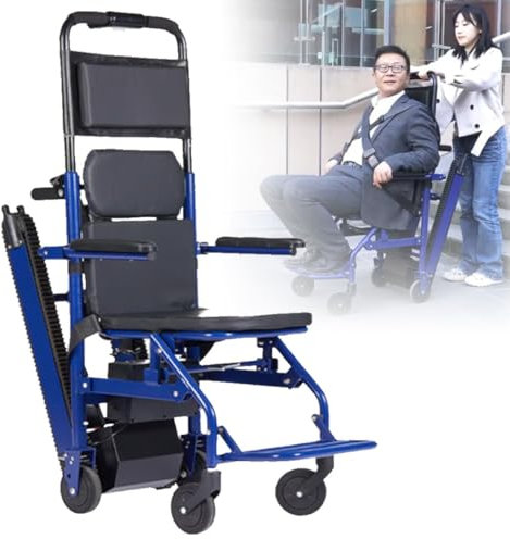 Silla Elevadora De Escaleras Para Personas Mayores,Silla Para Subir Y Bajar Escaleras,Elevadores Eléctricos Para Escaleras,Silla De Ruedas Para Subir Escaleras,Carga 169 Kg/373 Lbs 13AH