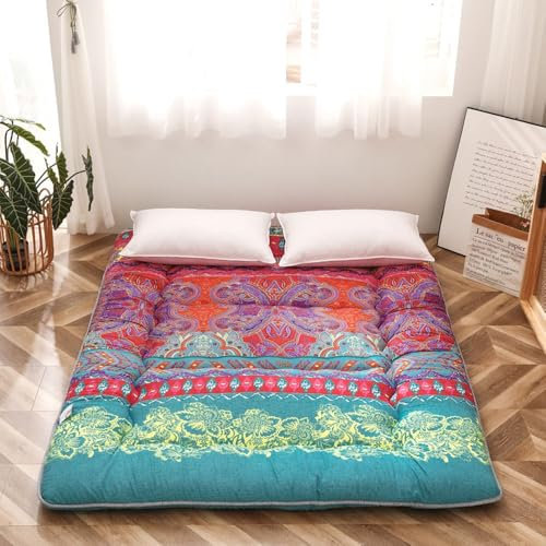 Futonbett aus japanischer Baumwolle 90x200 cm Weiches und bequemes Futonbett für einen guten Schlaf