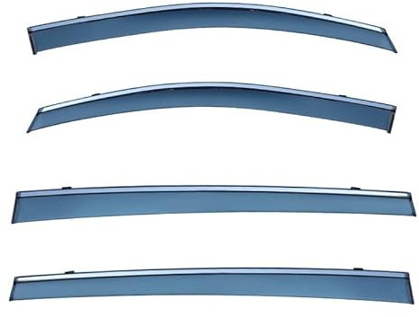 FGXBD 4 Stück Auto Windabweiser für Touran MK1-1T 2003-2015, Wasserdicht Langlebiger Fenster Visiere Regenschutz Abdeckung Windabweiser Zubehör