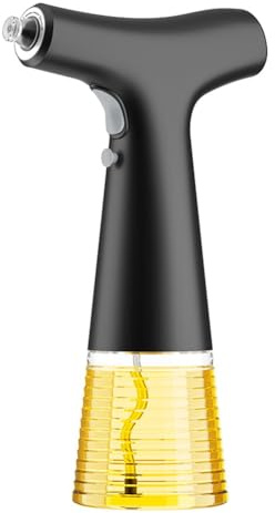 Luobannm Dispensador Eléctrico de, para Barbacoa, Cocina, Atomizador, Salsa de Soja, Vinagre, Botella de Almacenamiento, Color Negro.
