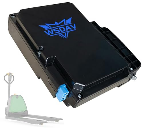 WSDAV Batterie LiFePO4 48V 10Ah pour Chariot élévateur, Compatible avec Les transpalettes électriques 48V et Les Moteurs de Chariots élévateurs/déchargeurs électriques de 0 à 500W.