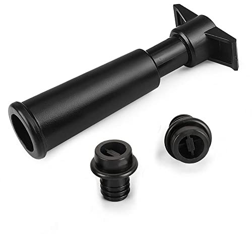 Pompa per risparmio vino, 1 pompa per vuoto con 2 tappi, pompa per vuoto riutilizzabile, 3 tipi di tappi per vino per vino fresco