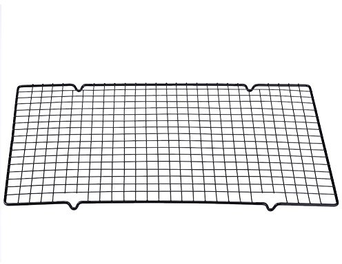 Rejilla de refrigeración Herramienta para hornear Rejilla de cocina antiadherente Bandeja de parrilla de pintura en aerosol de hierro para pan Barbacoa Pastel Galleta