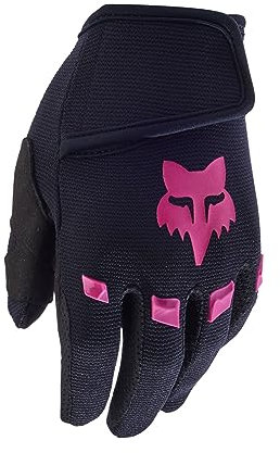 Fox Racing Guante Dirtpaw infantil, Negro/Rosa, KM