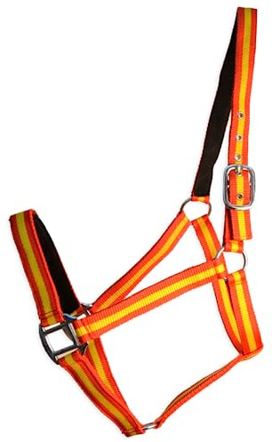 Cabezada cuadra Eco | Talla PONY | Color Rojo España | Equipamiento para el caballo | Producto de Guarnicionería | Tradición artesana | Los Nietos