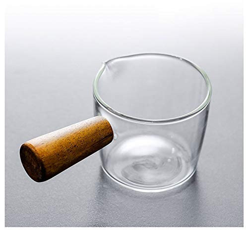 Bricco for panna, bricco for panna, bricco for latte in vetro con manico for panna, espresso, zuccheriera, mini bricco for sciroppo, bricco for latte da cucina, adatto for caffè, tè o sciroppo d'acero