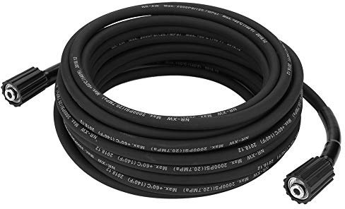 Tuyau Flexible pour Nettoyeur Haute Pression 10M, Tuyau D'extension de Remplacement pour Pistolet de Nettoyage M22
