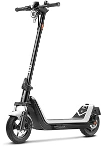 NIU KQi 200er, 300er Serie E-Scooter mit Straßenzulassung (je nach Model bis zu 60km Reichweite, 25 Prozent Steigung u. 120kg Belastung; breite Luftreifen; große Trittfläche; klappbar; Display; App)
